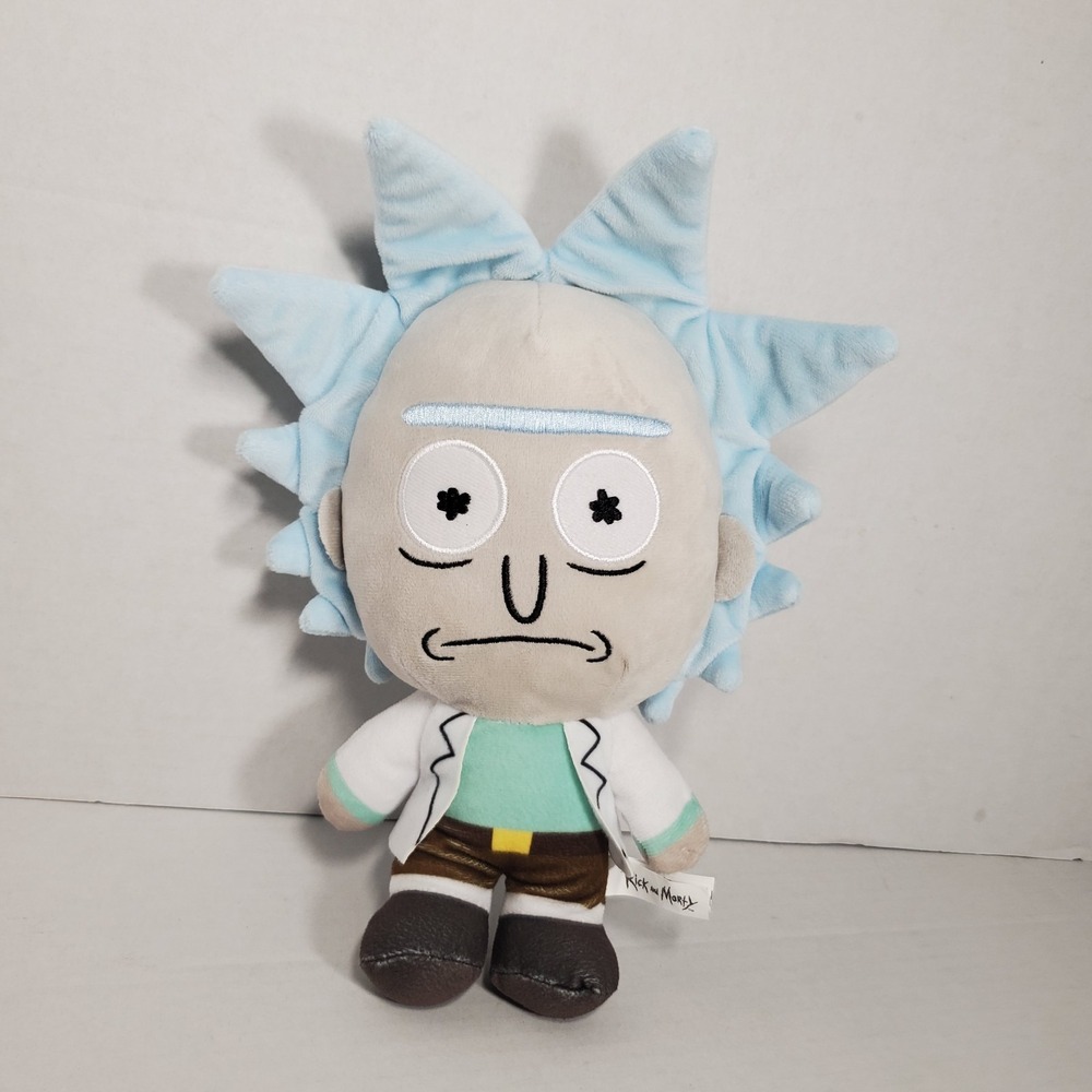 Rick Sanchez Plush Doll Rick and Morty Adult Swim Cartoon‎ Network Stuffed Toy.